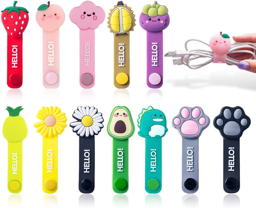 Kitchen Gadgets Holder - 6 adet kablo klipsi kablo kulaklık