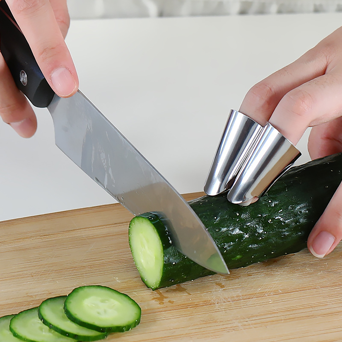 Kitchen Gadgets Cool - Paslanmaz Çelik Parmak Koruma Parmak El