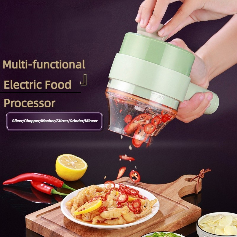 Kitchen Gadgets Cool - Kablosuz Elektrikli mutfak robotu Sebze Kesici