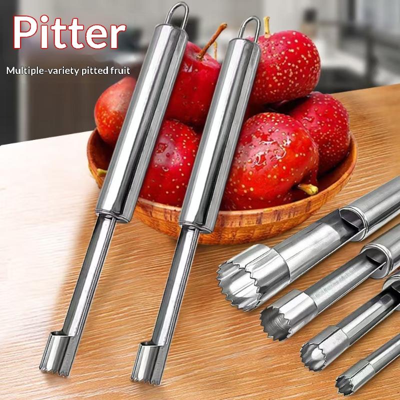 Kitchen Home Gadgets - 4 adet Meyve Çekirdeği Sökücü Kesici