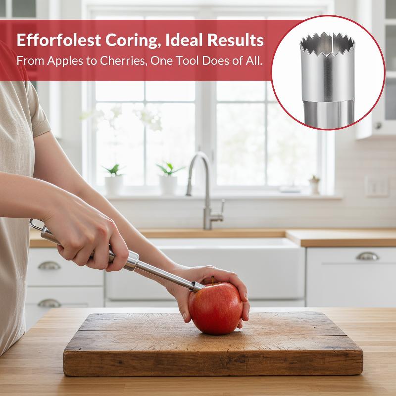 Kitchen Home Gadgets - 4 adet Meyve Çekirdeği Sökücü Kesici
