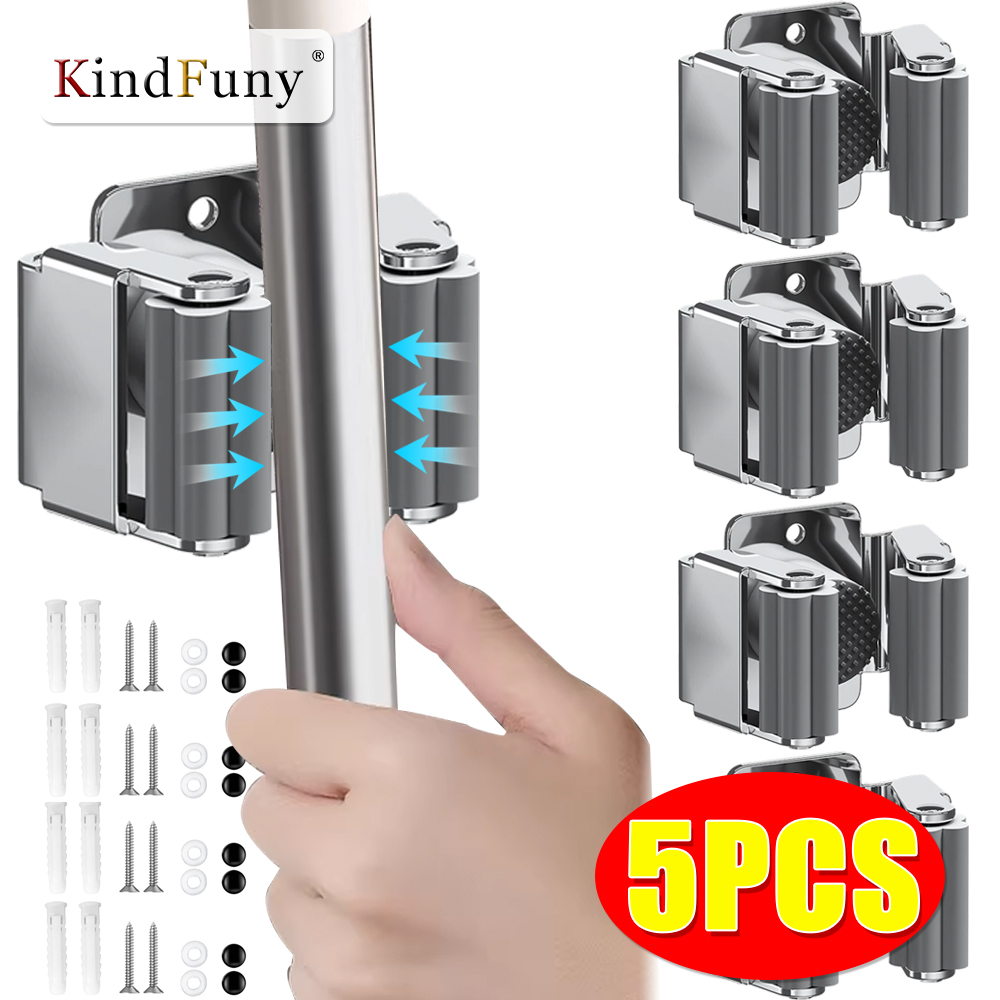 Kitchen Gadgets Holder - Paslanmaz Çelik Paspas Klip Tutucu Duvara