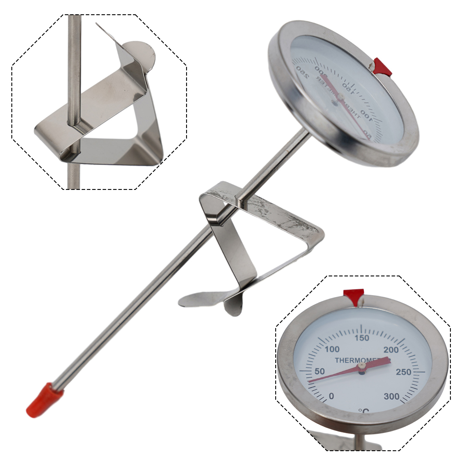 Kitchen Home Gadgets - Paslanmaz Çelik Prob Termometre Mutfak Aletleri