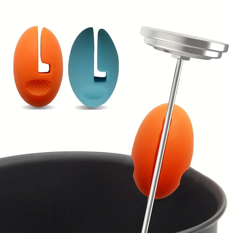 Kitchen Gadgets Holder - Silikon Tutucu Klipsli Sabit Prob Klipsi,