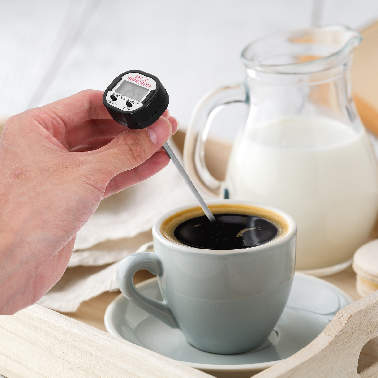 Meat Thermometer - Elektronik Gıda Termometresi Mutfak Pişirme Barbekü