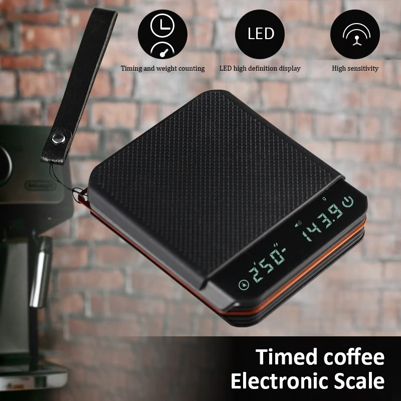 Kitchen Gadgets Plus - Mutfak Terazisi Kahve Aksesuarları 2Kg/0.1G Hassasiyet