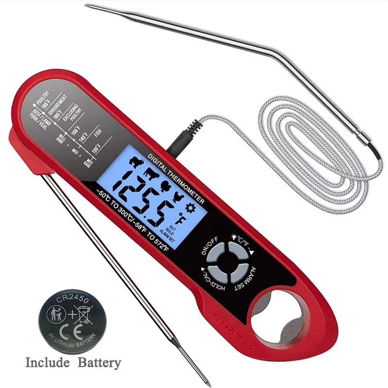 Meat Thermometer - Et Termometresi Çift Problu Dijital Mutfak