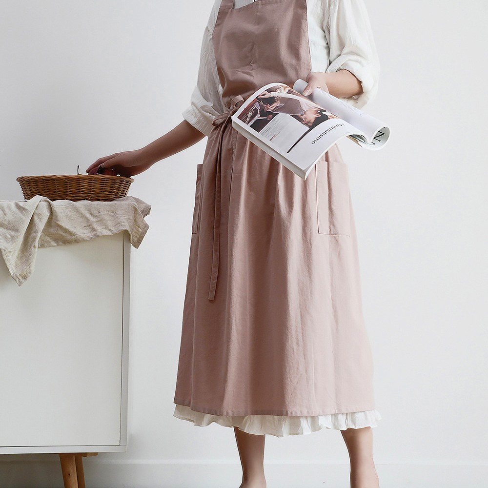 Japon Yaz Önlük Sanat Uzun Ev  - Kitchen Gadgets For Women incelemesi ve fiyatı