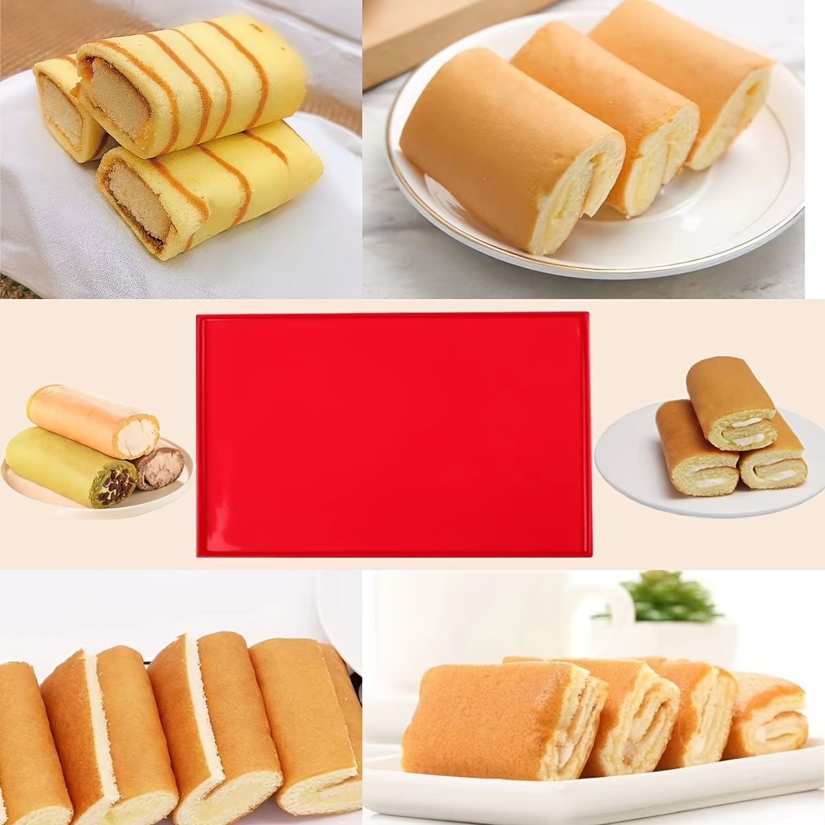 İsviçre Rulo Kekleri için 2 Si - Silicone Baking Mat incelemesi ve fiyatı