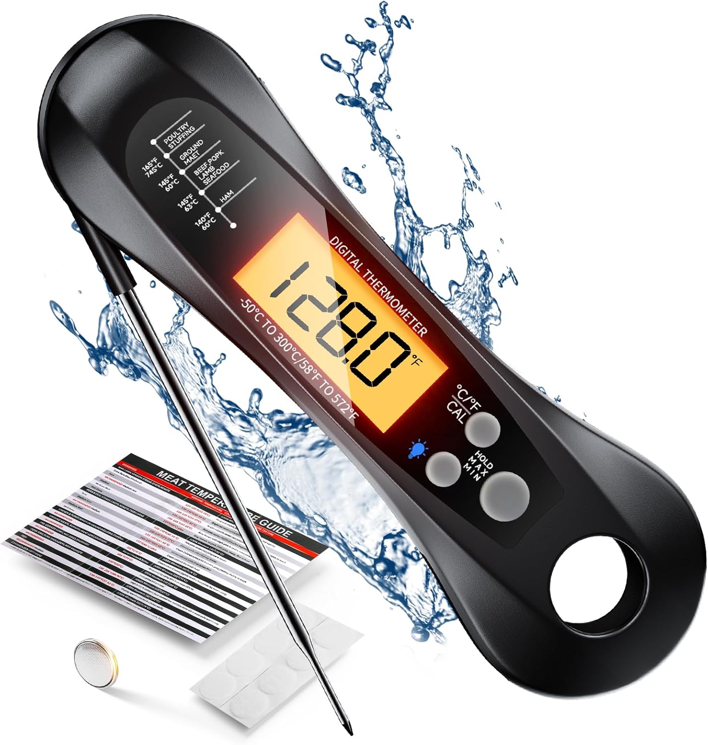 Katlanabilir Problu, LED Ekran - Meat Thermometer incelemesi ve fiyatı