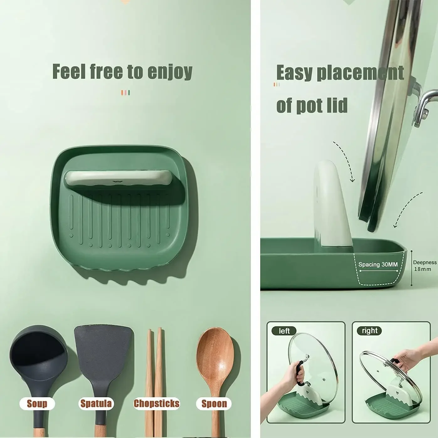 Mutfak tezgahları için 2 kutu  - Kitchen Gadgets Holder incelemesi ve fiyatı