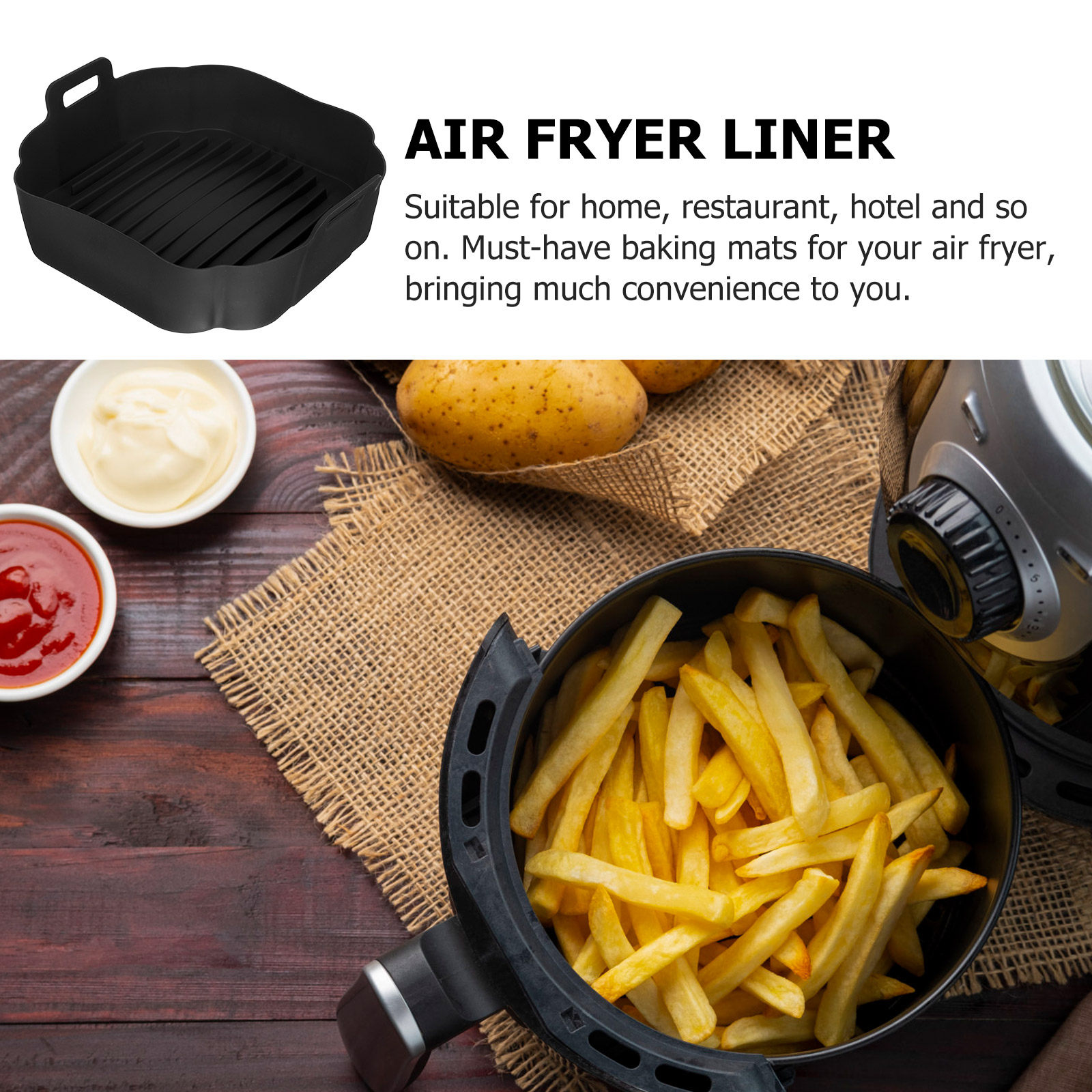 Air Fryer Silikon Kaplama Yeni - Silicone Baking Mat incelemesi ve fiyatı